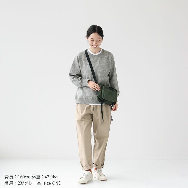 PRIT ラグランスリーブプルオーバー 春夏コーデ 40代 モデル160cm