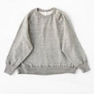 PRIT ラグランスリーブプルオーバー グレー杢