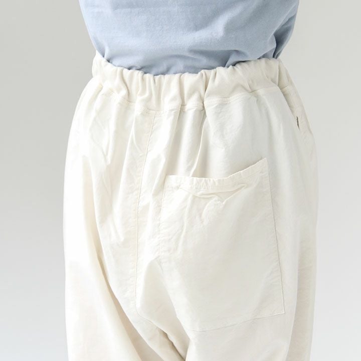 PRIT(プリット) スウェットライクストレッチツイル サルエルパンツ