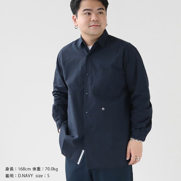 nanamica(ナナミカ) レギュラーカラー ウインドシャツ(SUGS400)の通販