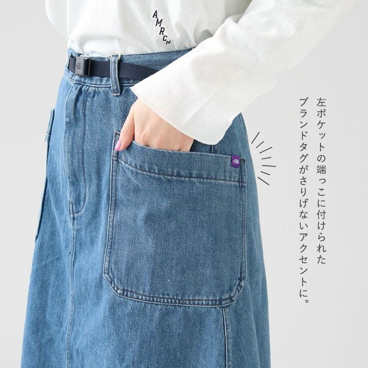☆新品☆ザ・ノースフェイスパープルレーベルDenim Field Skirt nanamica / Denim Field Skirt