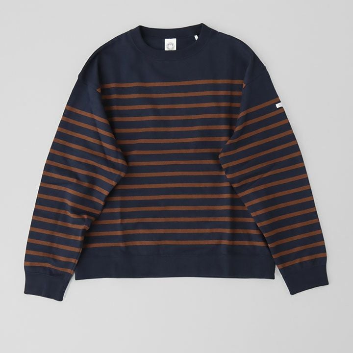 ORCIVAL(オーシバル) パネルボーダー スウェットプルオーバー(OR