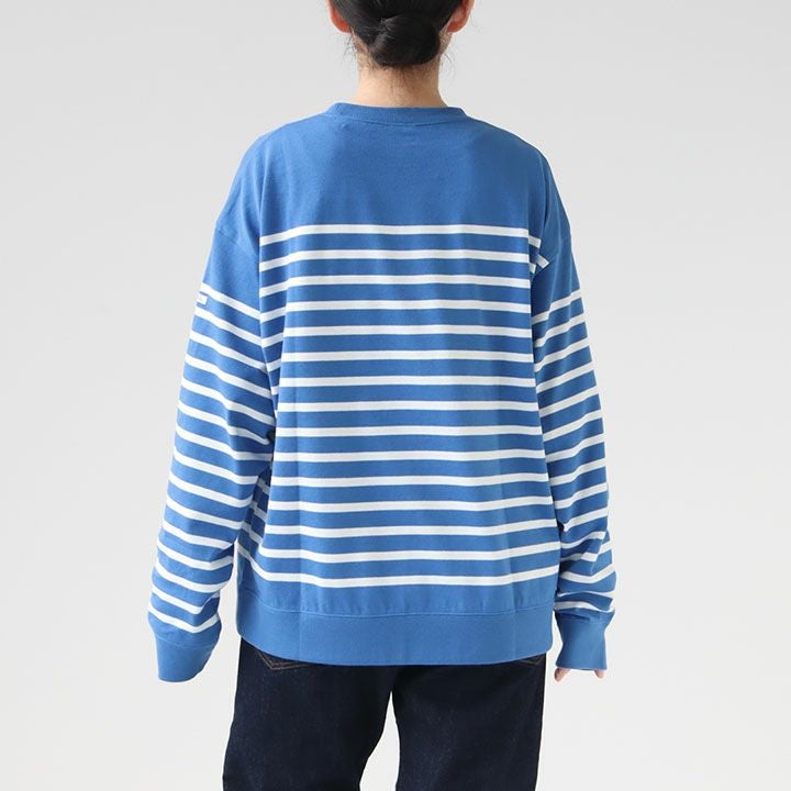 ORCIVAL(オーシバル) パネルボーダー スウェットプルオーバー(OR