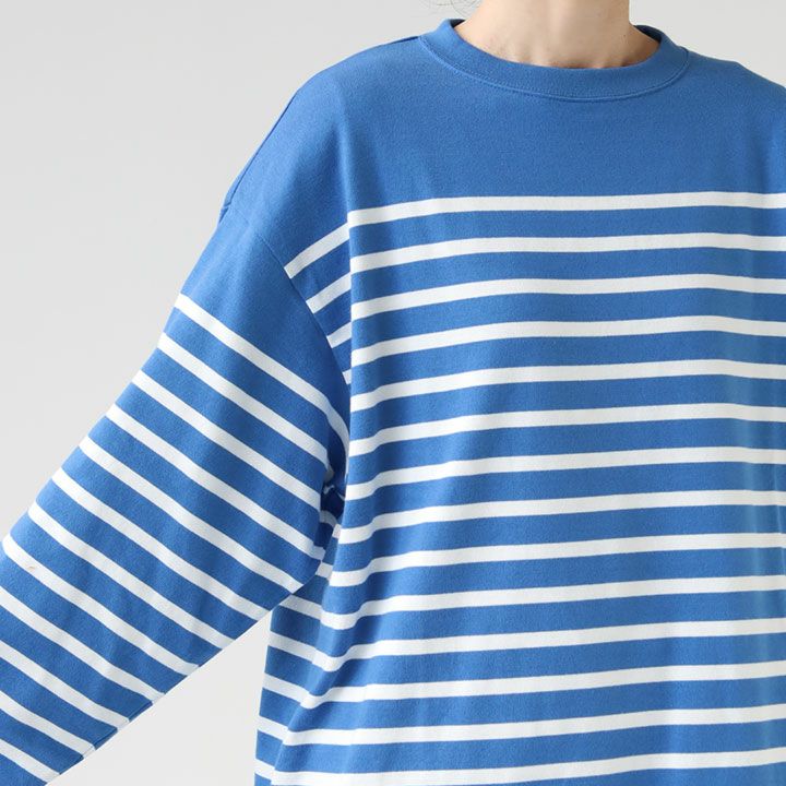 ORCIVAL(オーシバル) パネルボーダー スウェットプルオーバー(OR