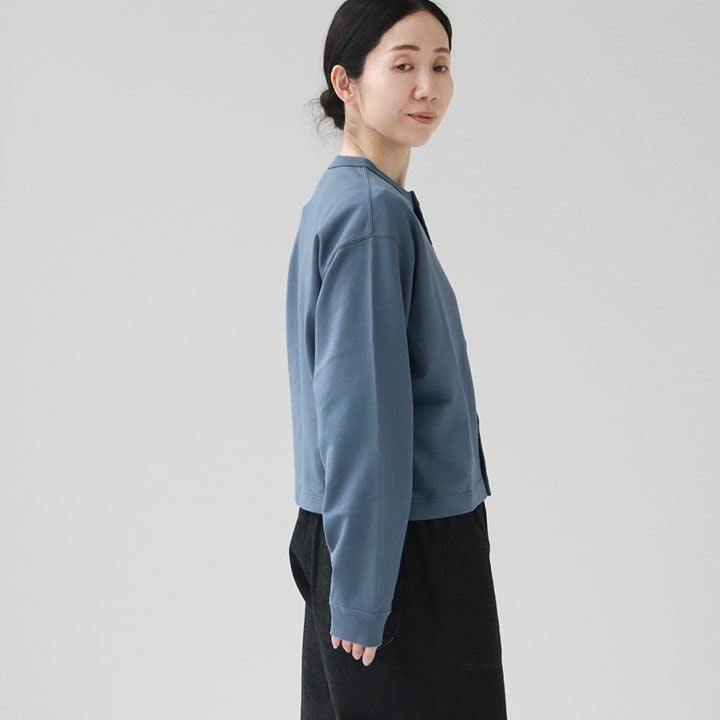 DANTON(ダントン) コットン クルーネックカーディガン(DT-C0405CIN)の