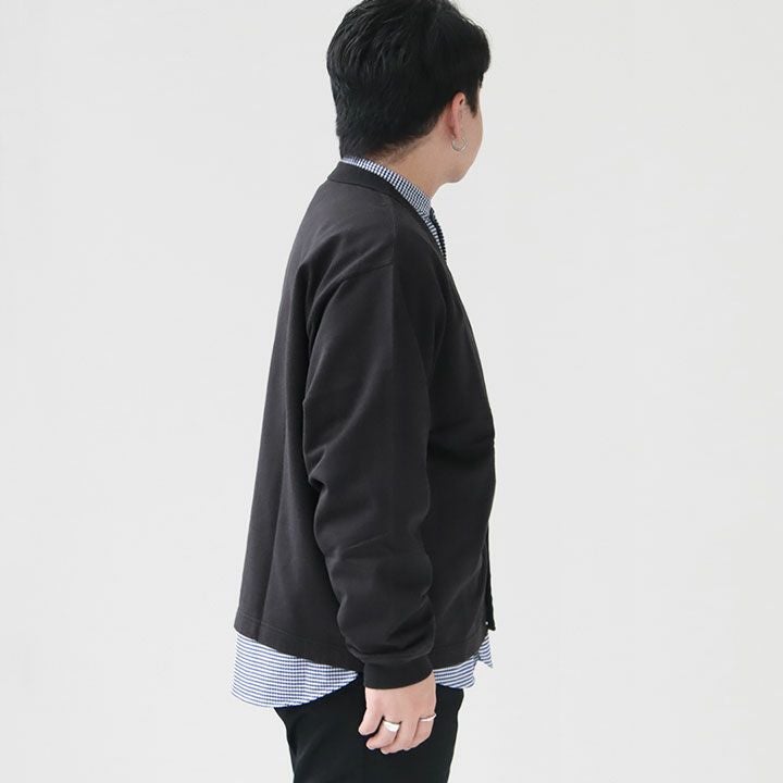 DANTON ダントン｜コットン テリー Vネックカーディガン メンズ DT