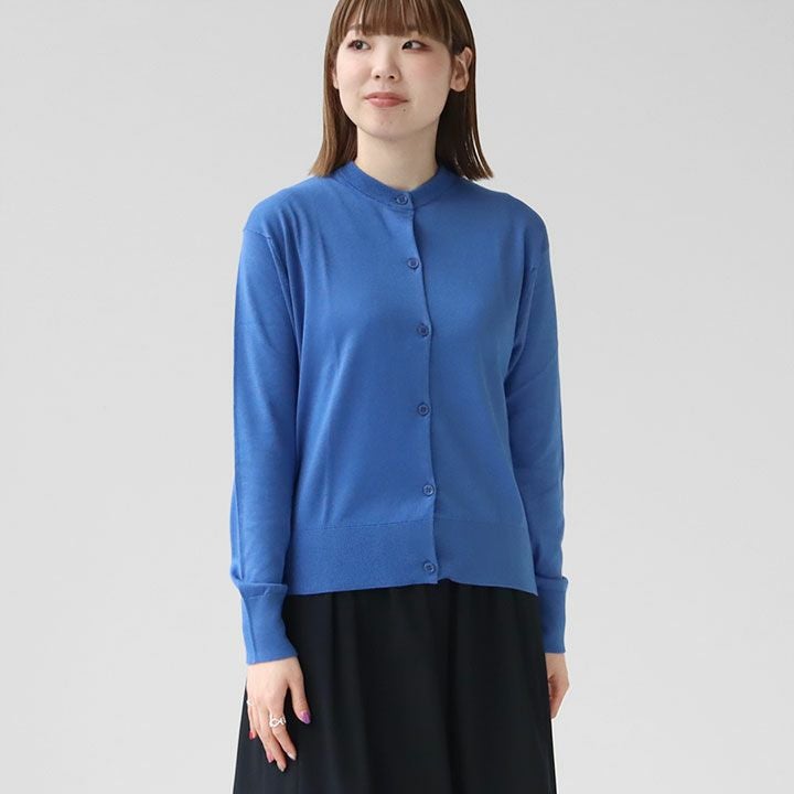 JOHN SMEDLEY(ジョン スメドレー) 30G 長袖 クルーネックカーディガン