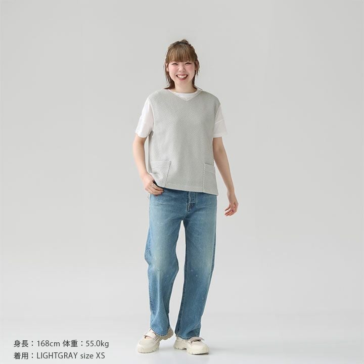 chimala(チマラ) ジャガード ニットベスト CS37-K15 (K15)の通販｜NEWS