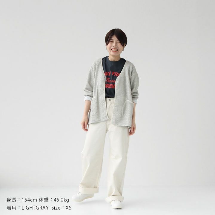 chimala(チマラ) ジャガード ニットカーディガン CS37-K16 (K16)MEN