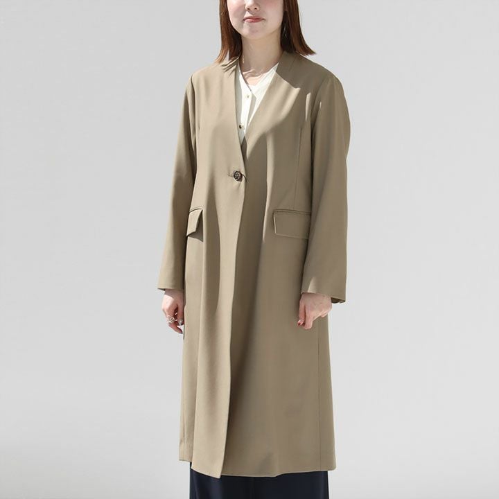 MACKINTOSH(マッキントッシュ) ノーカラーチェスターコート(QUOTHQUAN