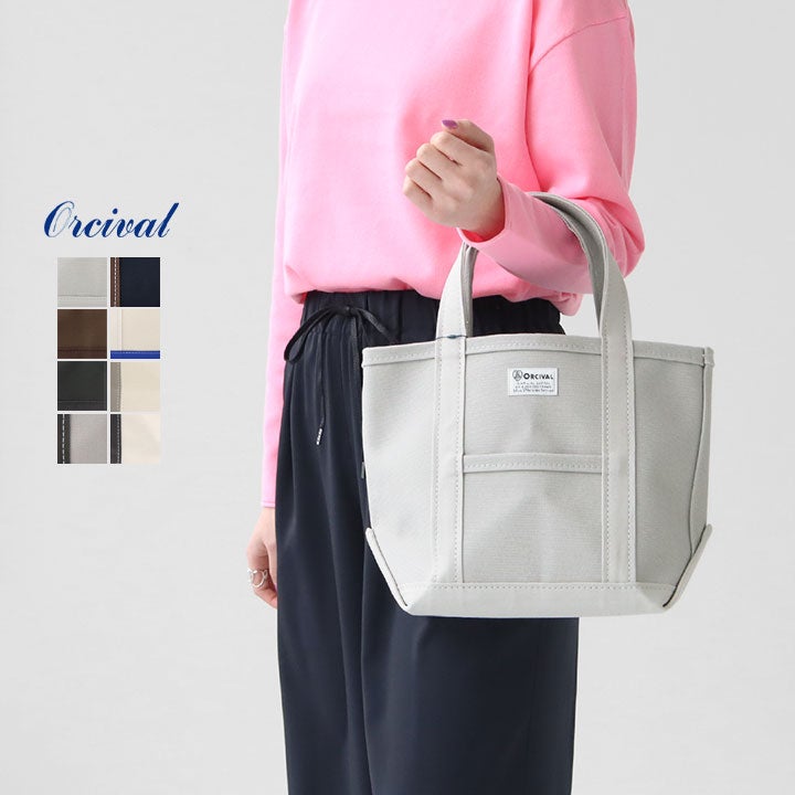 ORCIVAL(オーシバル) スモール キャンバス トートバッグ(OR-H0285KWC