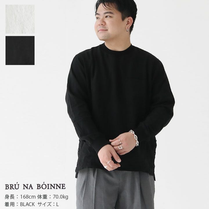 BRU NA BOINNE(ブルーナボイン) リネンロンT(4499)の通販｜NEWS