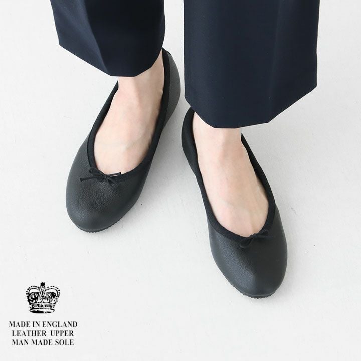 CROWN(クラウン) レザー リボンバレエシューズ(BOWBALLET)の通販｜NEWS