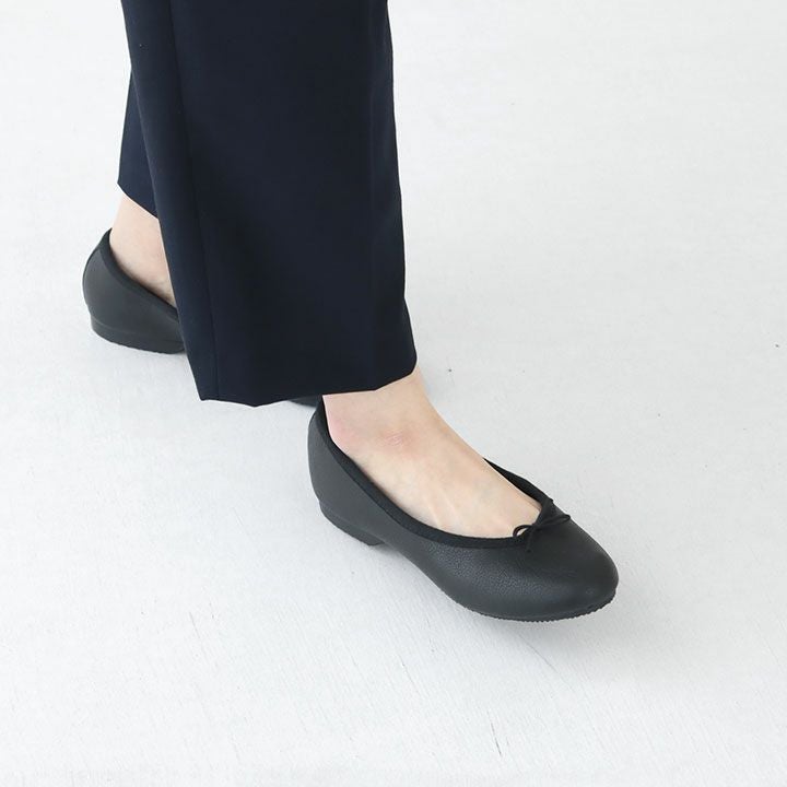 CROWN(クラウン) レザー リボンバレエシューズ(BOWBALLET)の通販｜NEWS