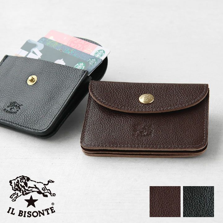 IL BISONTE(イルビゾンテ) レザー カードケース(54212309193)の通販