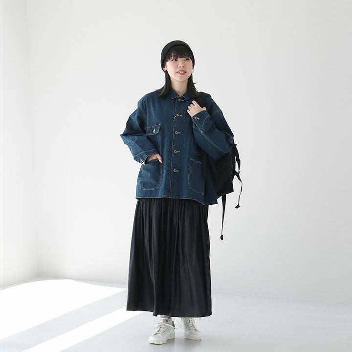 chimala(チマラ) デニム ショート ワークジャケット (CS38-JT13)の通販