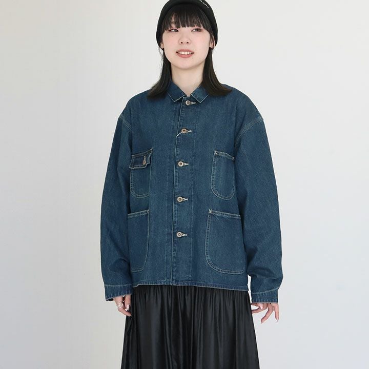 chimala(チマラ) デニム ショート ワークジャケット (CS38-JT13)の通販