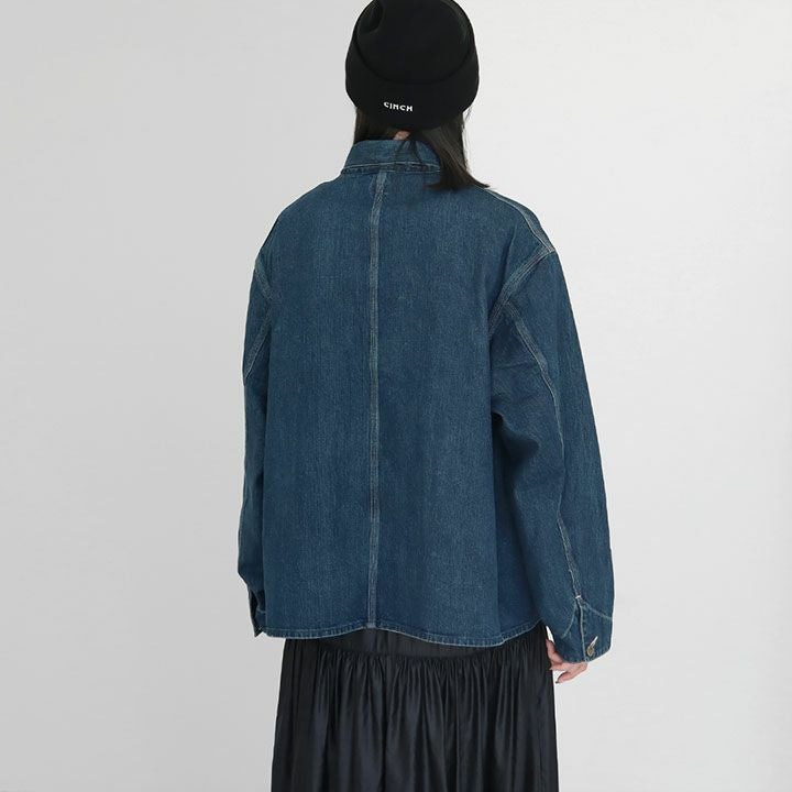 chimala(チマラ) デニム ショート ワークジャケット (CS38-JT13)の通販