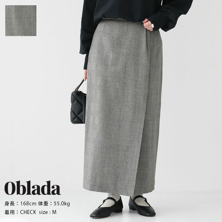 Oblada(オブラダ) GABRIEL チェックスカート(F2410SK04)の通販｜NEWS