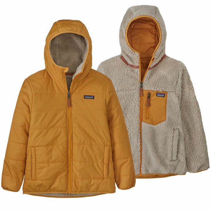 patagonia　キッズLサイズ　レディフレディフーディ patagonia(パタゴニア) Kids' Reversible Ready Freddy Hoody (キッズ