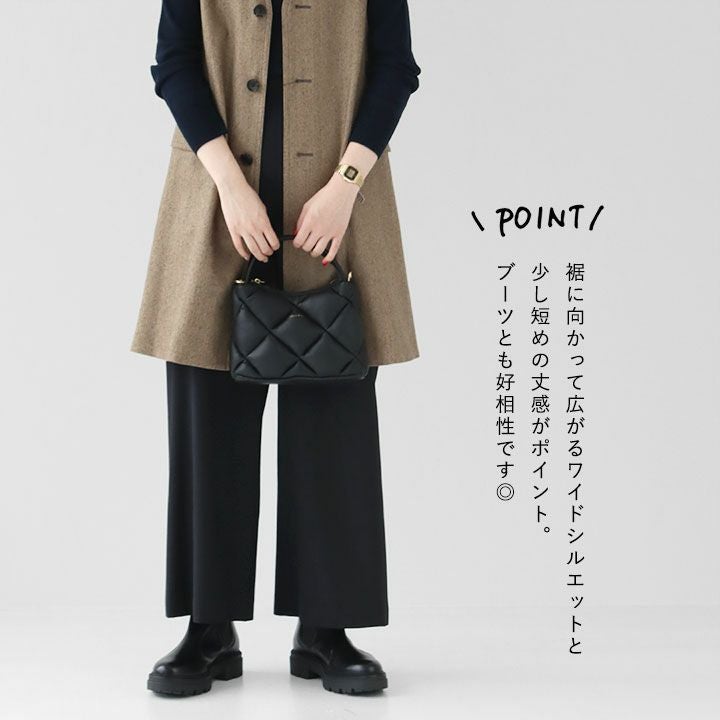 MACPHEE(マカフィー) 2WAYストレッチ ワイドパンツ(12-04-44-04102)の