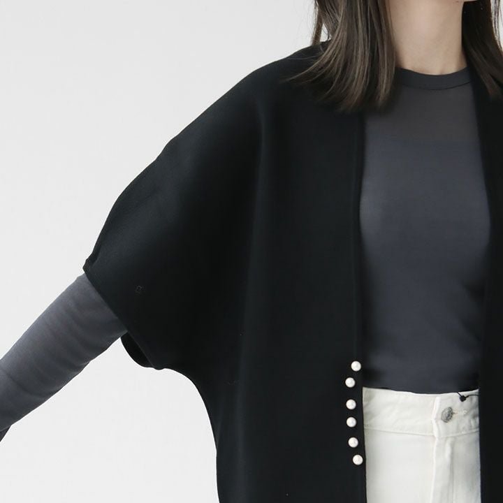 Ballsey(ボールジィ) ウールポリエステルパールコンビ マント