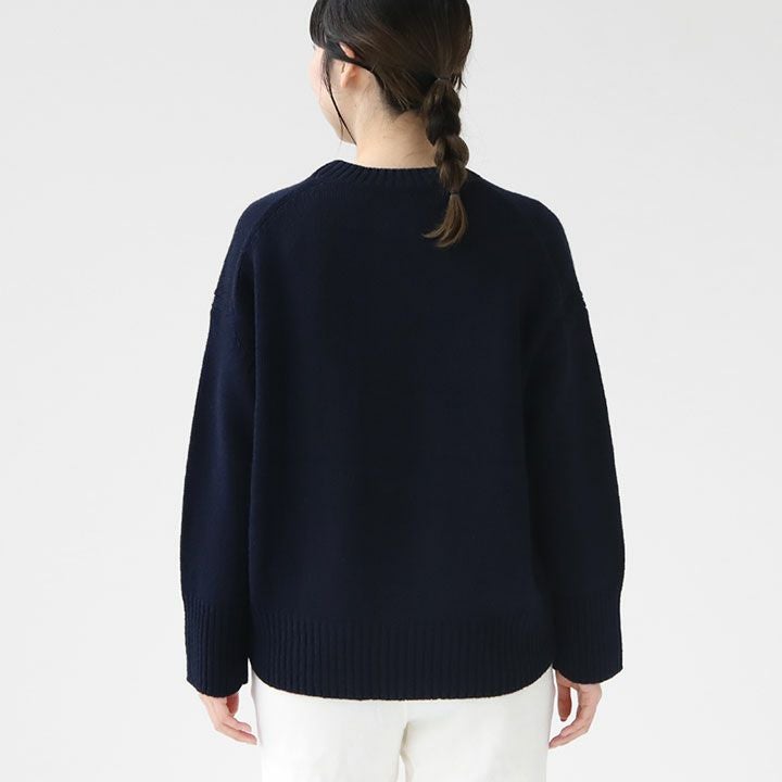 GALERIE VIE(ギャルリー ヴィー) ファインウール クルーネックプル GALERIE VIE(ギャルリー ヴィー) ファインウール クルーネックプル