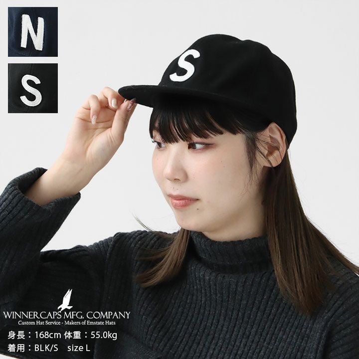 Winner Caps(ウィナーキャップス) WOOL SHORT VISOR LETTER キャップ