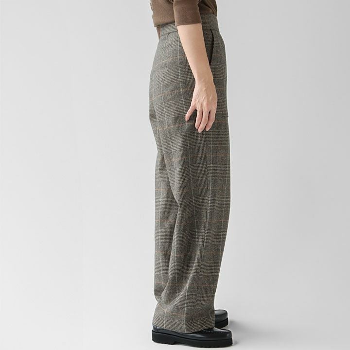 MACPHEE(マカフィー) ウールナイロンフランネル ベイカーパンツ(12-04