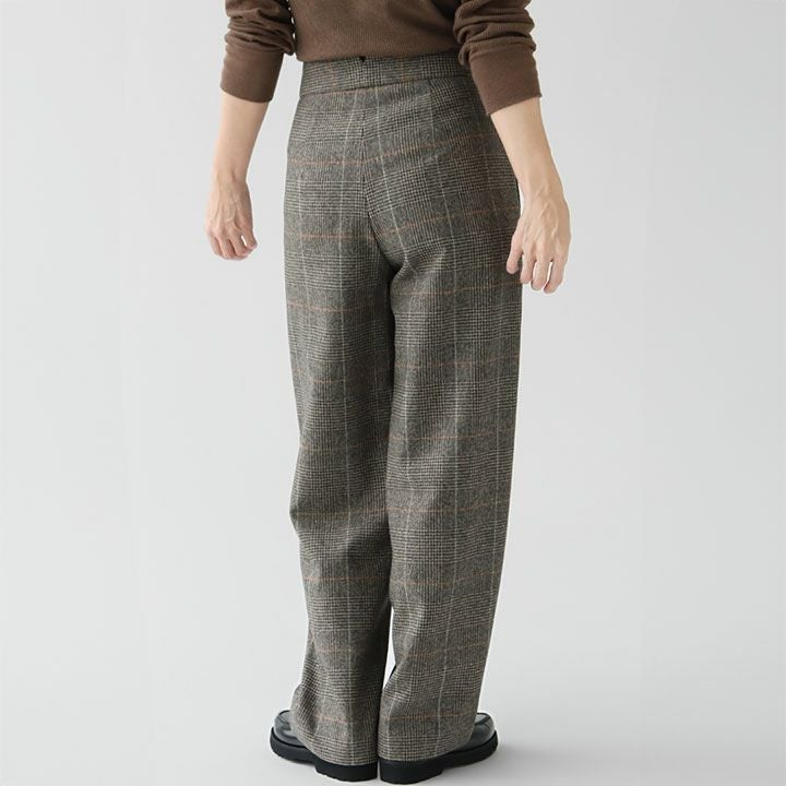 MACPHEE(マカフィー) ウールナイロンフランネル ベイカーパンツ(12-04