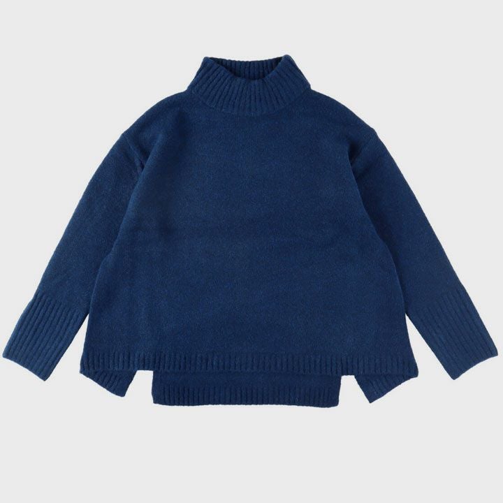 mao made マオメイド｜ヤクフィール ハイネックAラインプルオーバー