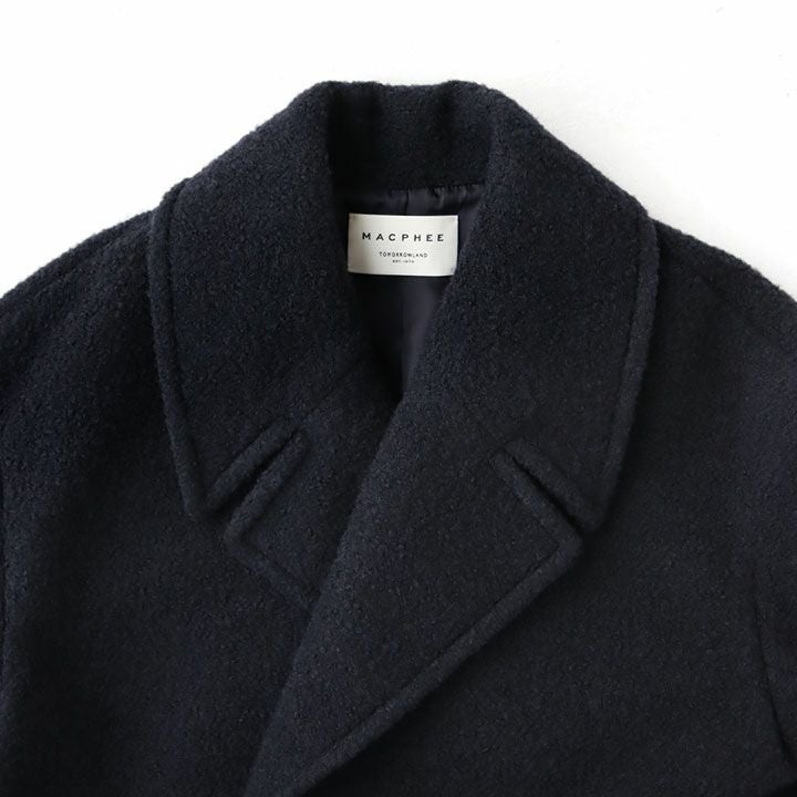 MACPHEE(マカフィー) ブークレーボンディング ダブルブレストコート(12