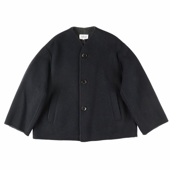 Le glazik(ル グラジック)ウールリバー ジャケット36定価44000円 LE GLAZIK ル・グラジック ウールリバー ジャケット｜BORN FREE ONLINE