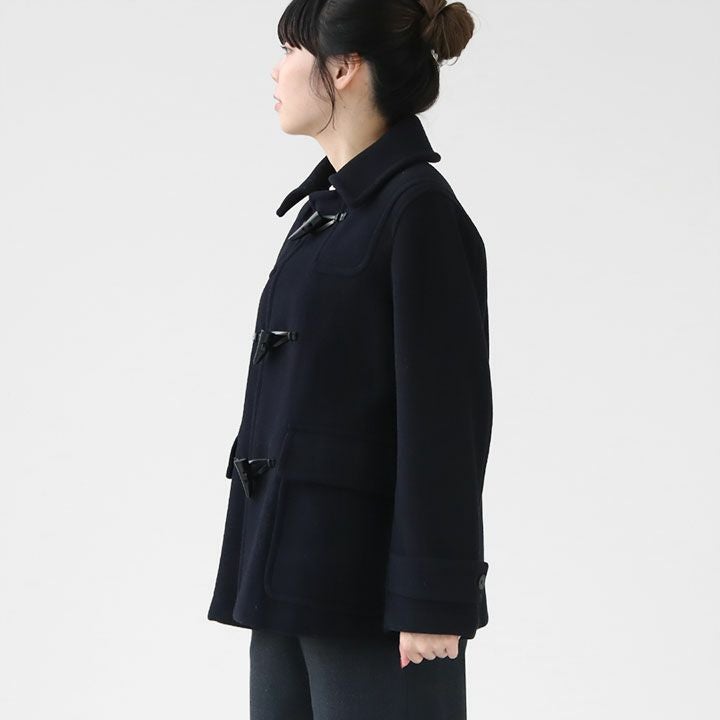 MACPHEE(マカフィー) ウールナイロンメルトン ダッフルショートコート