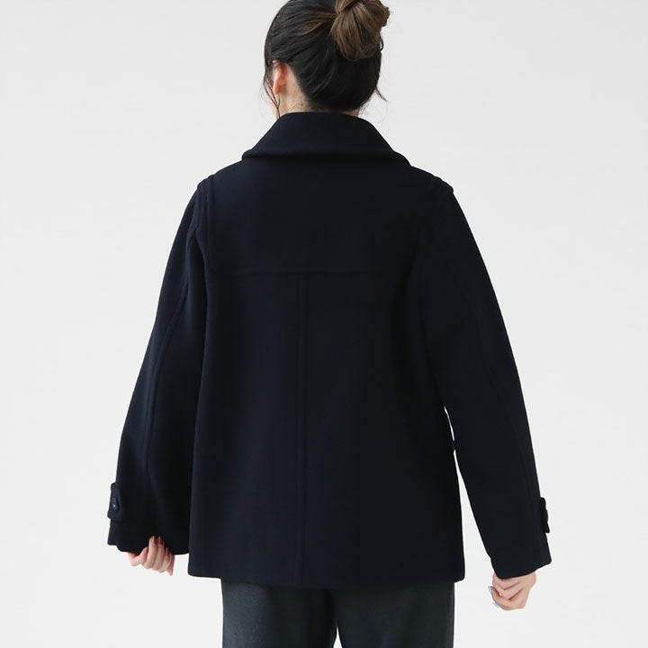 MACPHEE(マカフィー) ウールナイロンメルトン ダッフルショートコート
