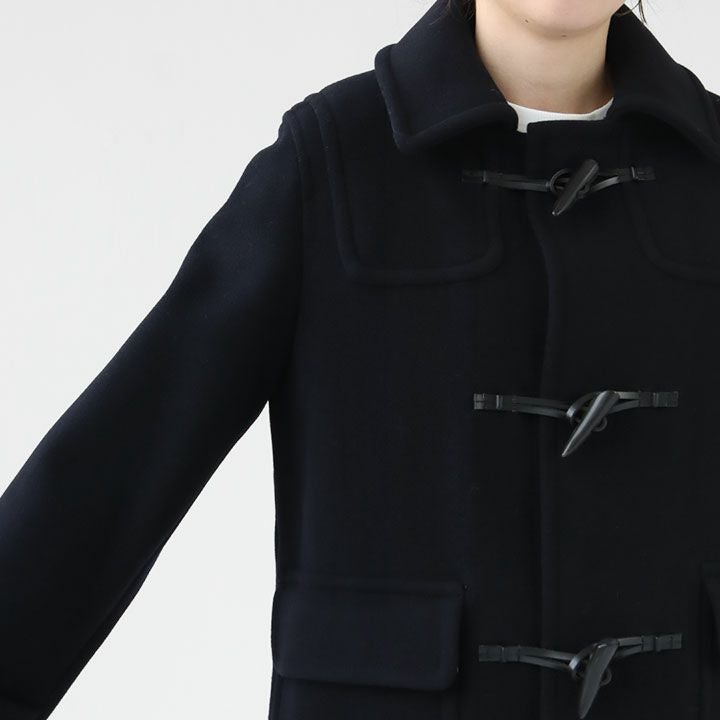MACPHEE(マカフィー) ウールナイロンメルトン ダッフルショートコート