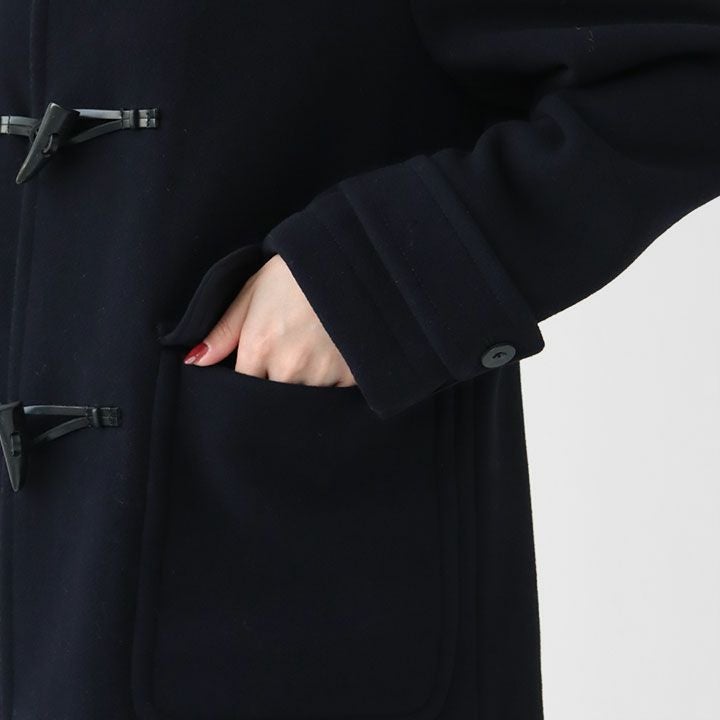MACPHEE(マカフィー) ウールナイロンメルトン ダッフルショートコート