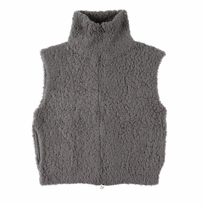 MACPHEE(マカフィー) ムートン ジップアップベスト(12-02-44-02402)の