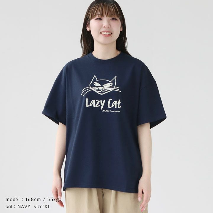 Eve 蒼像展 ロングTシャツ Lサイズ 黒,白 lazy cat Eve 蒼像展 ロングTシャツ Lサイズ 黒,白 lazy cat G103245463