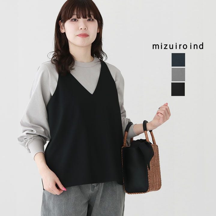 mizuiro ind(ミズイロインド) キャミソールベスト(1-230114)の通販