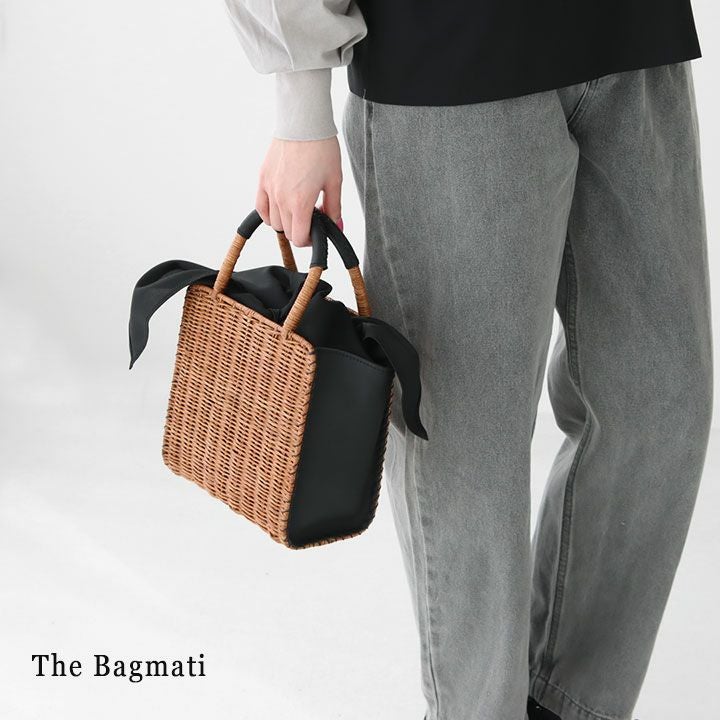 バグマティ　スクエアかごバッグ 楽天市場】The Bagmati バグマティ ウィッカー ラタン スクエア かご