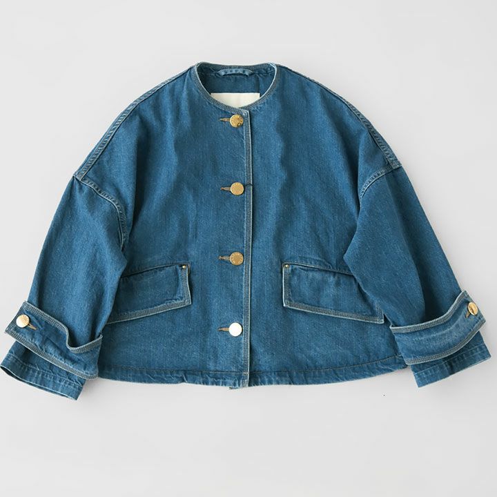 MACKINTOSH マッキントッシュ｜HUMBIE ノーカラーデニムジャケット