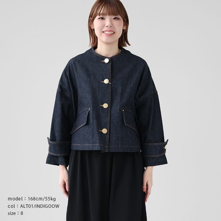 MACKINTOSH マッキントッシュ｜HUMBIE ノーカラーデニムジャケット