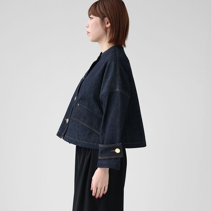 新品タグ付き　マッキントッシュ　デニムジャケット 刺繍ロゴ　未使用　日本製 0_6417f035477eb266d10dbc8f22c2
