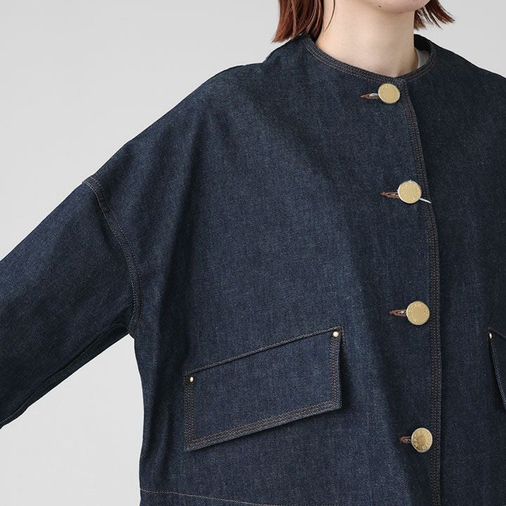 MACKINTOSH マッキントッシュ｜HUMBIE ノーカラーデニムジャケット