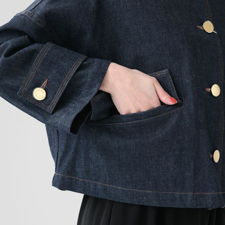 MACKINTOSH マッキントッシュ｜HUMBIE ノーカラーデニムジャケット