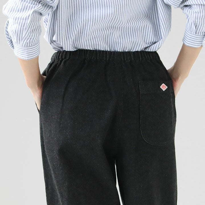 DANTON(ダントン) WOMEN'S ブラックデニム イージーパンツ(JD-2540KBK