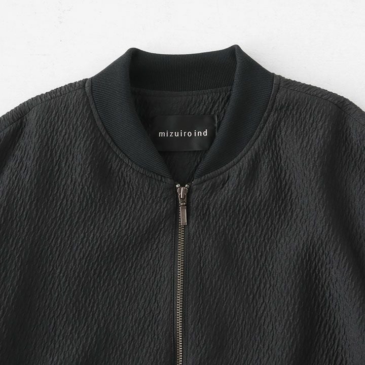 mizuiro ind(ミズイロインド) ジャガード ジップブルゾン(1-270028)の