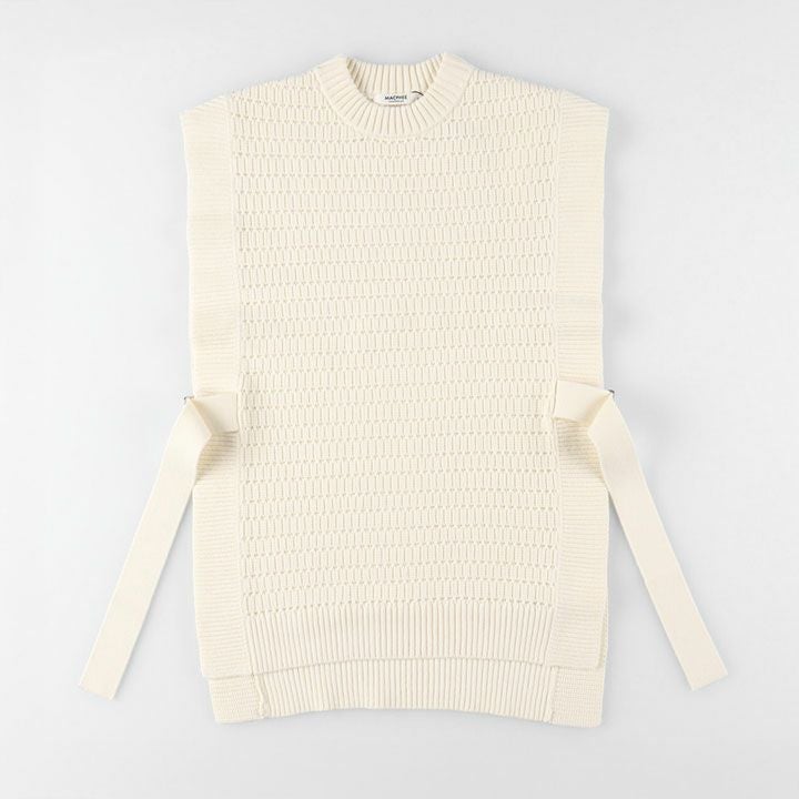 MACPHEE(マカフィー) ハイブリッドコットンニットベスト(12-02-51