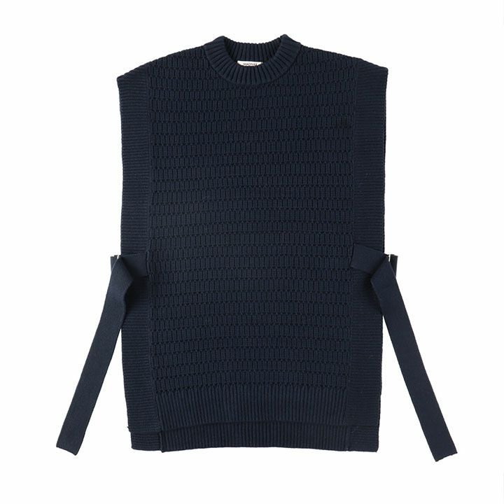 MACPHEE(マカフィー) ハイブリッドコットンニットベスト(12-02-51